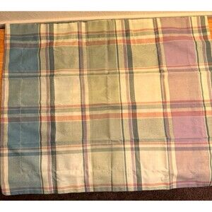 One Pillow Sham Westpoint Stevens MAINSTAYS Purple Grey Navy Plaid 32x26